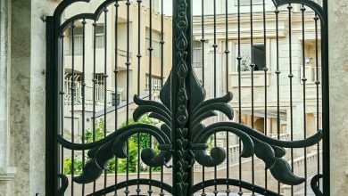 درب حیاط در اصفهان