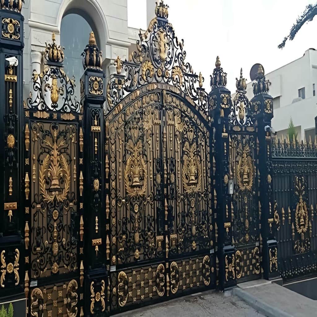 خرید درب حیاط یراق صنعتی در چالوس