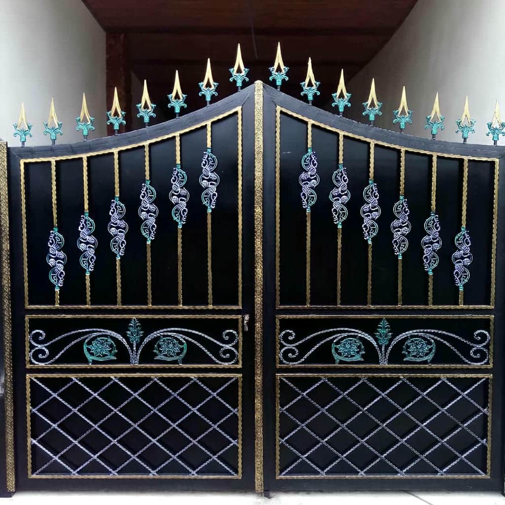 کارخانه درب حیاط ویلایی در نسیم شهر