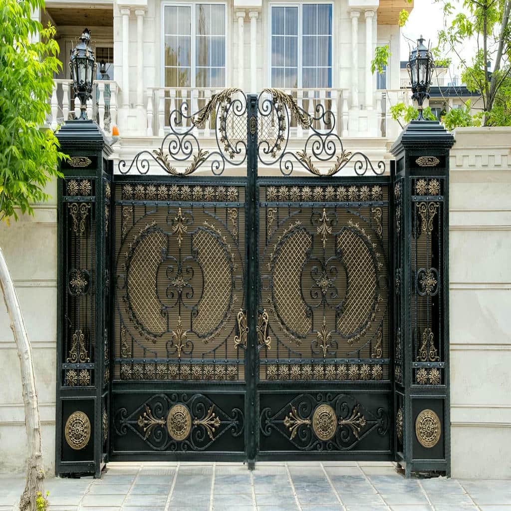 قیمت درب حیاط فرفورژه کلاسیک در رامسر
