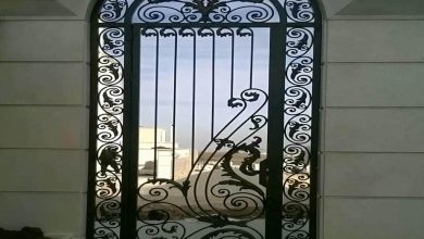درب حیاط در بندر انزلی