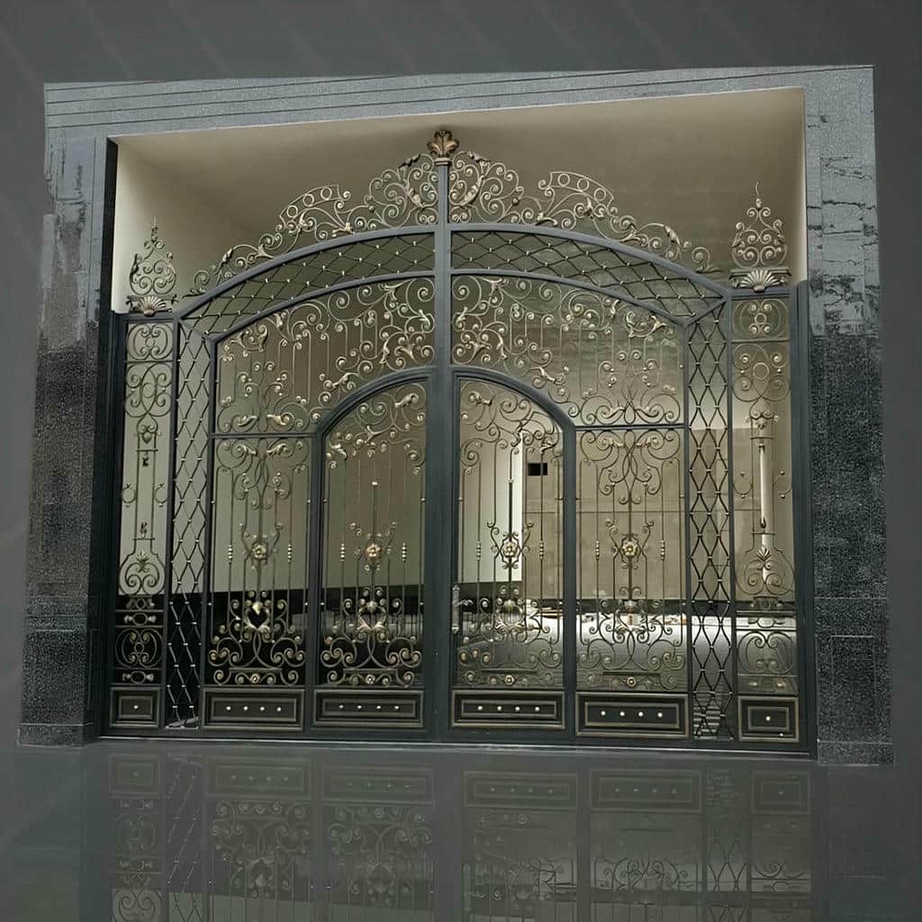خرید درب حیاط ابعاد سفارشی در شهرکرد