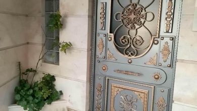 درب حیاط در کرج