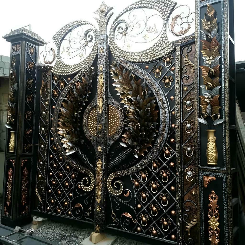 فروش درب حیاط پروفیل سنگین در قم