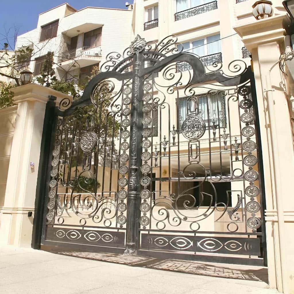 فروش درب حیاط پروفیل سنگین در فشم