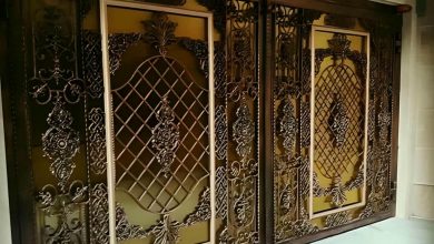 درب حیاط در سنندج