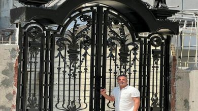 درب حیاط در زاهدان