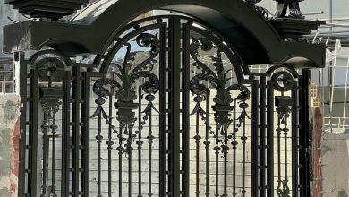 درب حیاط در رامسر