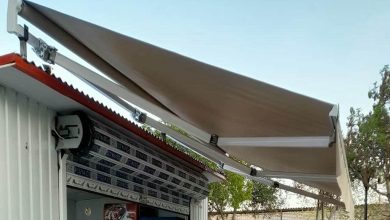 سایبان برقی بازویی اتوماتیک در چابهار