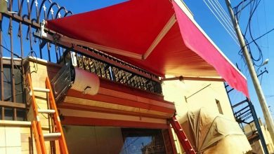 سایبان برقی بازویی اتوماتیک در استان خوزستان
