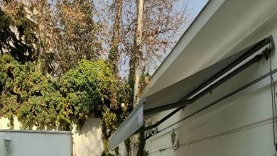 سایبان برقی بازویی اتوماتیک در بابل