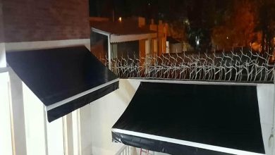 سایبان برقی بازویی اتوماتیک در بومهن