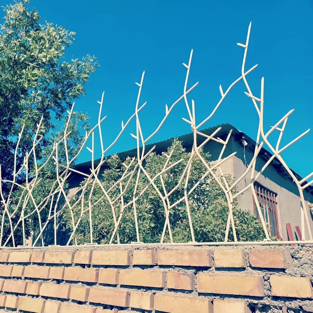 خرید حفاظ دیوار شاخ گوزنی میلگرد خمکاری با طرح پرتراکم