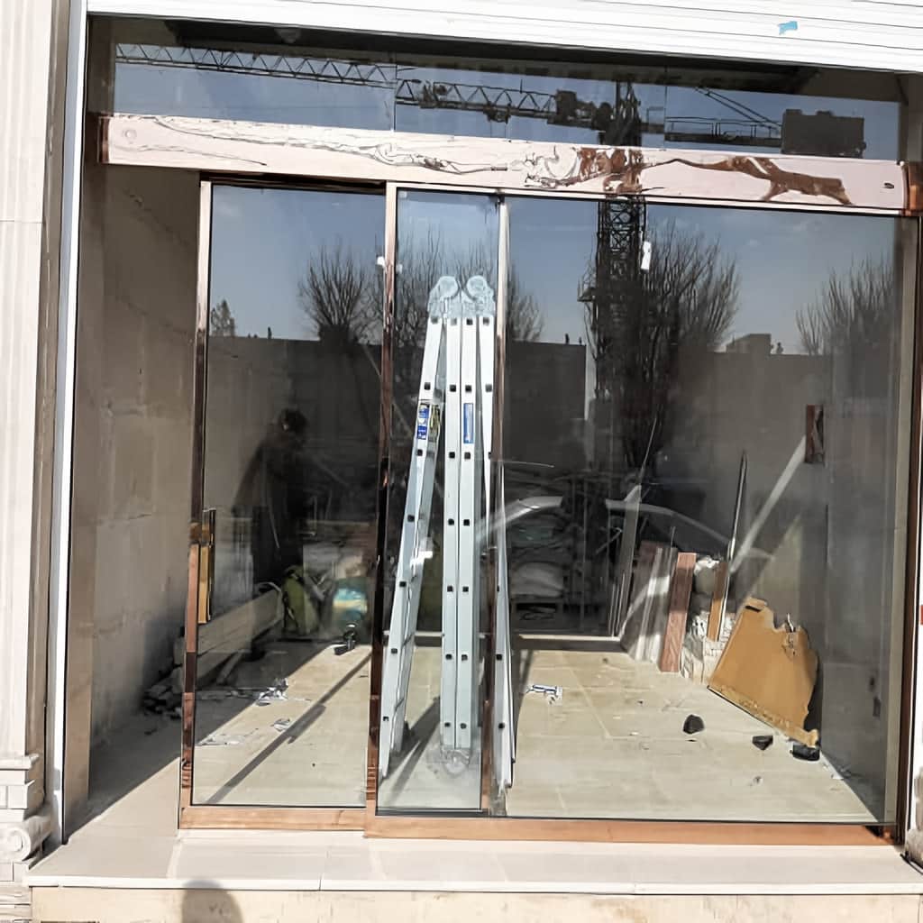 چشمی دقیق درب اتوماتیک شیشه ای با سنسور حرکتی حساس چشمی دقیق درب اتوماتیک شیشه ای