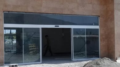 6 نمونه درب شیشه ای سکوریت اتوماتیک ورودی مدرن