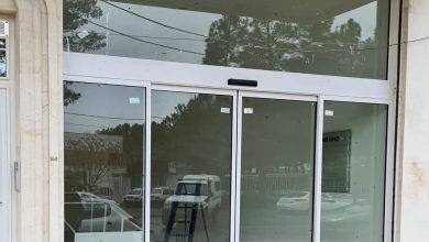 8 مدل درب اتوماتیک شیشه ای کشویی دو لنگه مدرن