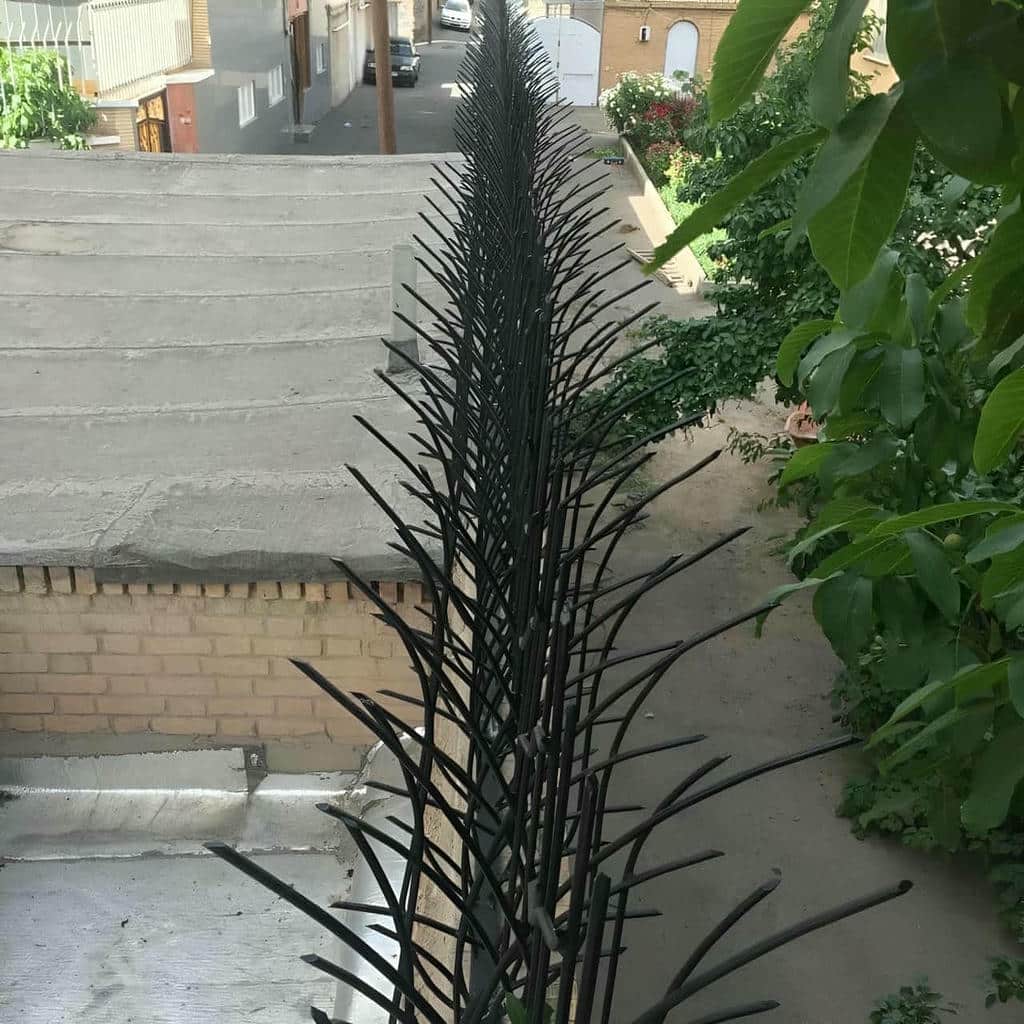 اجرای حفاظ دیوار شیک روی سنگ تراورتن برای نما