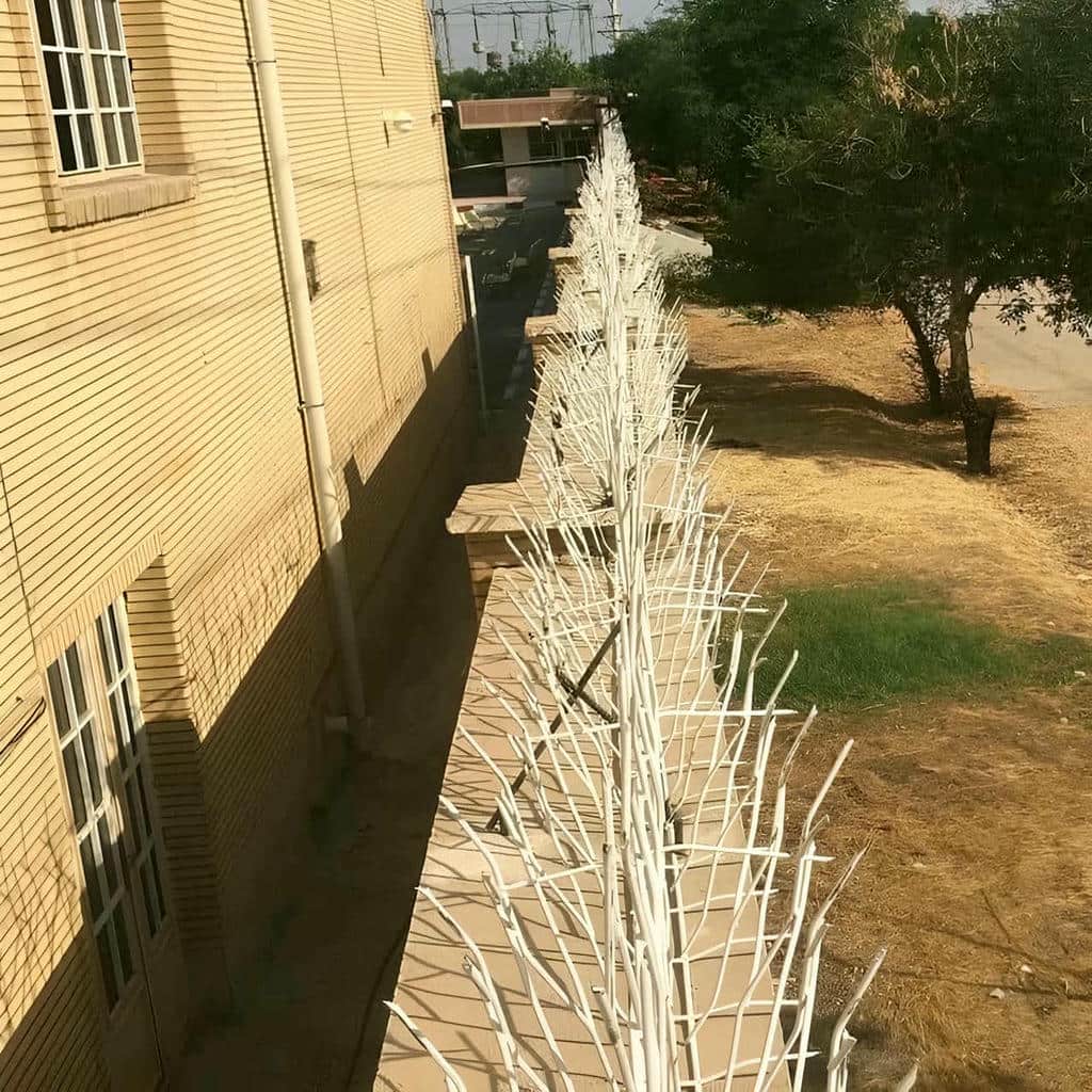 سفارش حفاظ دیوار پرتراکم خمکاری شده برای نما