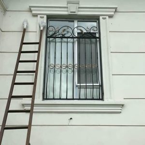 نرده پنجره فلزی شاسی دار 7 مدل
