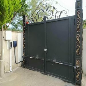 8 مدل جک سنگین درب حیاط فلزی