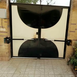 10 مدل درب برقی حیاط فلزی