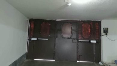 10 طرح جک درب دو لنگه فلزی
