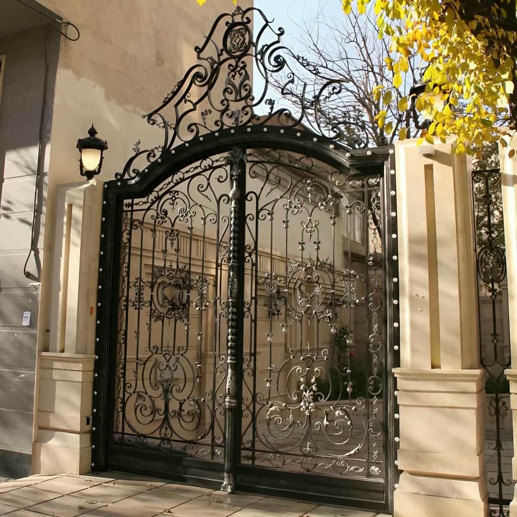 درب ویلایی ریلی با نصب دقیق روی کف