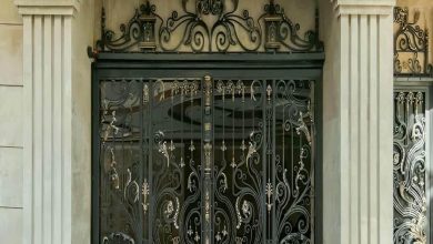 12 نمونه درب ویلایی فلزی شیک