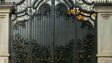 6 مدل درب پارکینگ برش لیزری مدرن