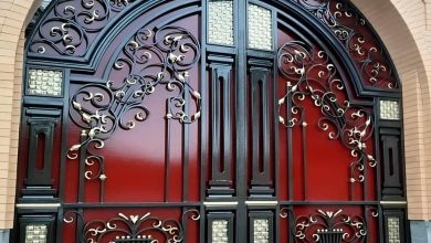 11 مدل درب حیاط ماشین رو کاربردی
