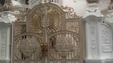 14 مدل درب پارکینگ کشویی مدرن