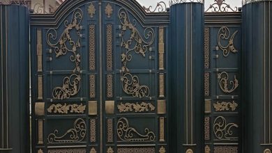 9 مدل درب آهنی پارکینگ محبوب
