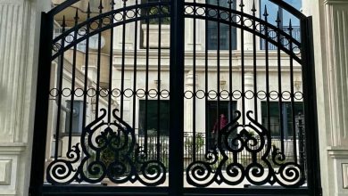 6 مدل درب آهنی باغ مقاوم
