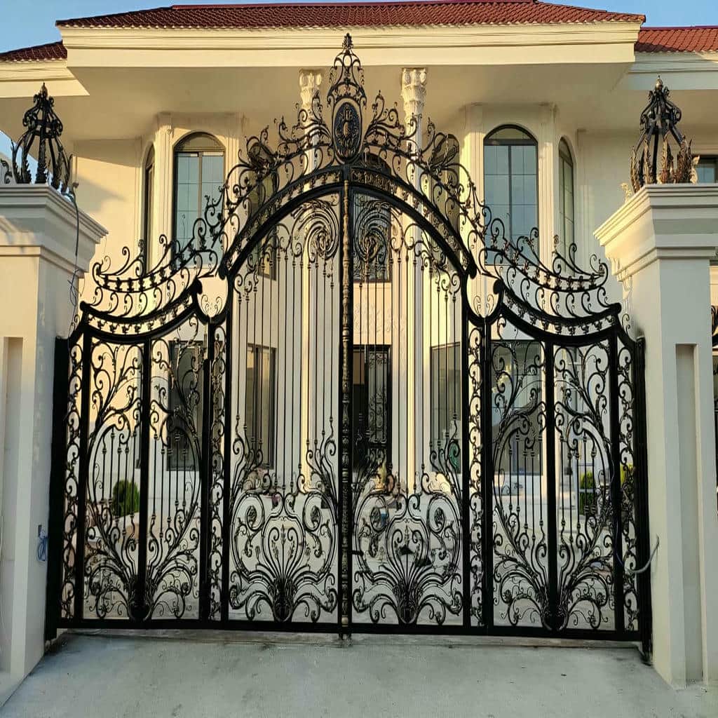 درب پارکینگ برش لیزری با ورق برش خورده دقیق