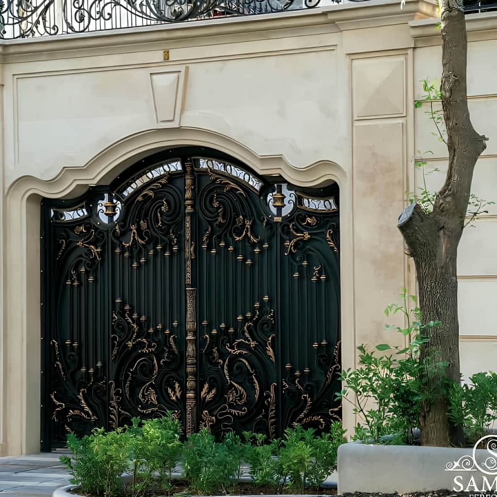 11 طرح درب ویلایی پارکینگ کاربردی