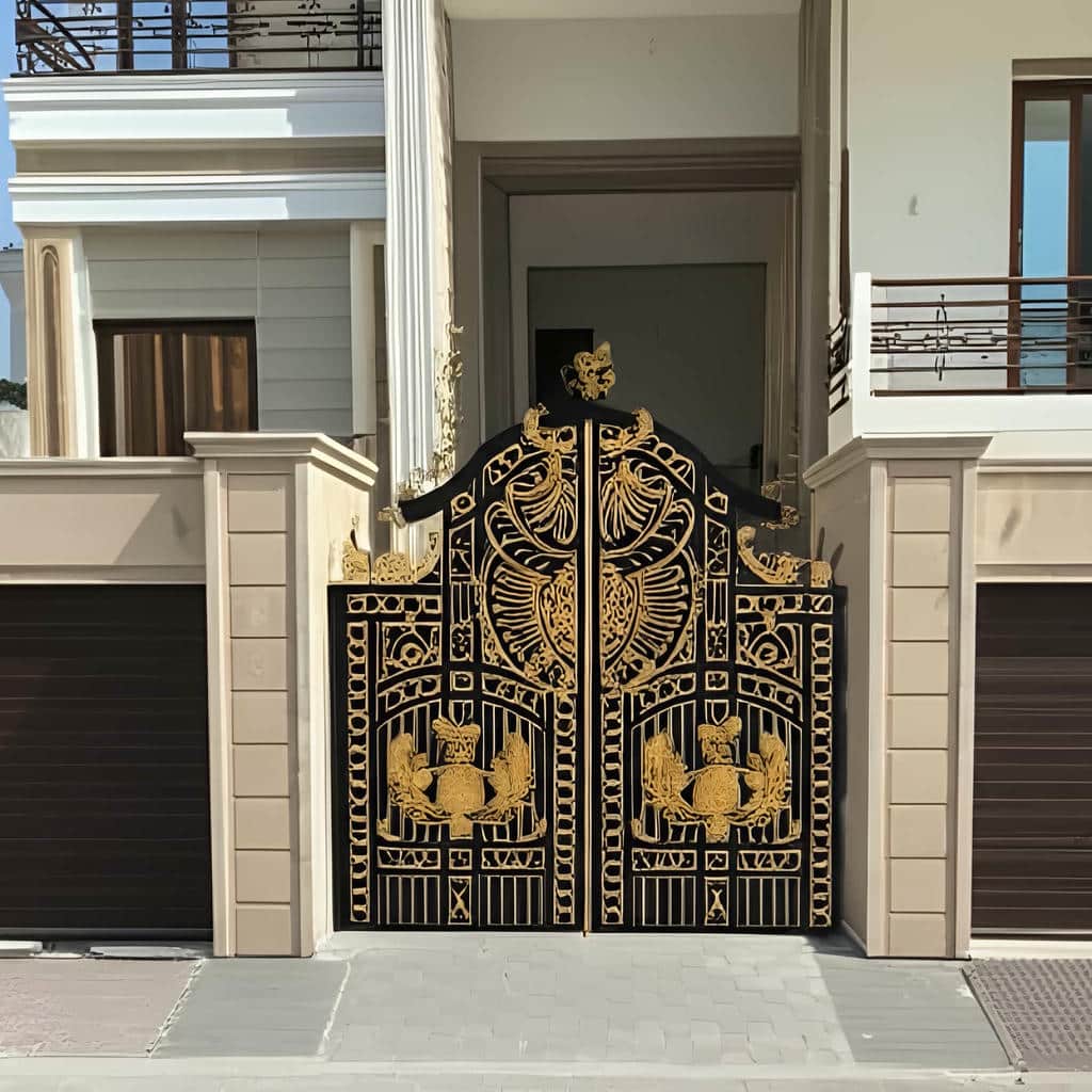 درب پارکینگ ساختمان با شاسی تقویت شده