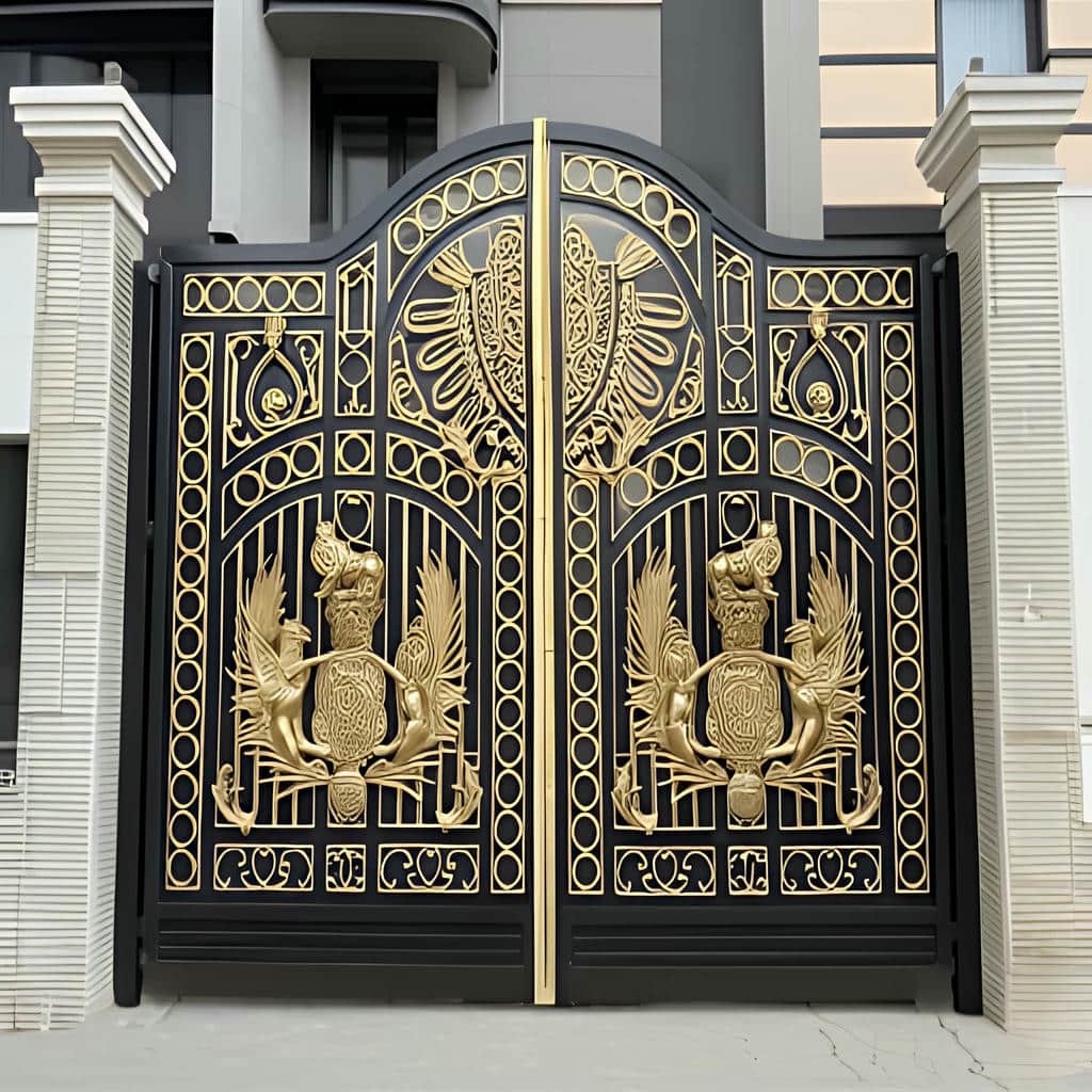 درب ویلایی کلاسیک با شاسی تقویت شده