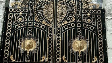 11 مدل درب حیاط نفررو کاربردی