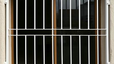 سفارش حفاظ پنجره ساده مدرن و فرفورژه متناسب با نمای ساختمان