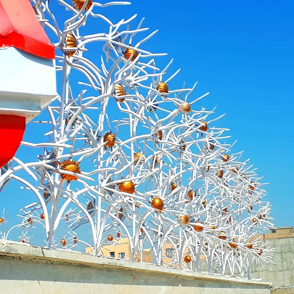 حفاظ گل آفتابگردان با نقاط جوش منظم و مقاوم