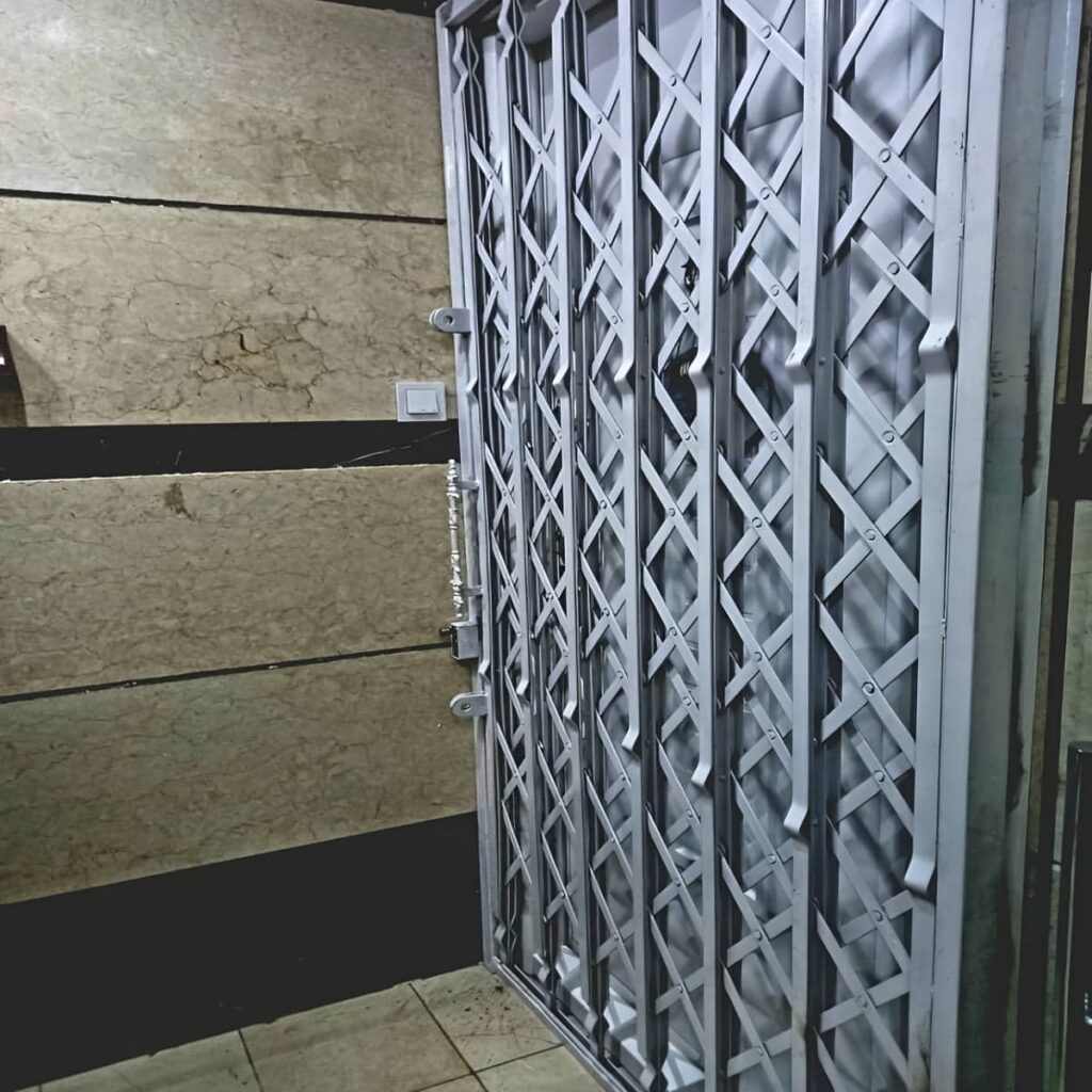 کاربرد گارد حفاظ ساختمانی آکاردئونی
