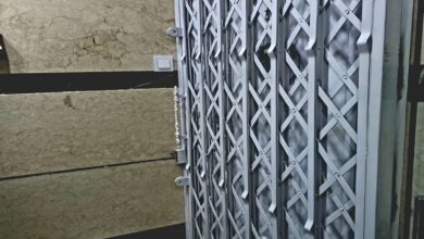 کاربرد گارد حفاظ ساختمانی آکاردئونی