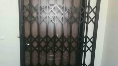 حفاظ درب ورودی با ساختار فلزی مناسب پروژه لوکس