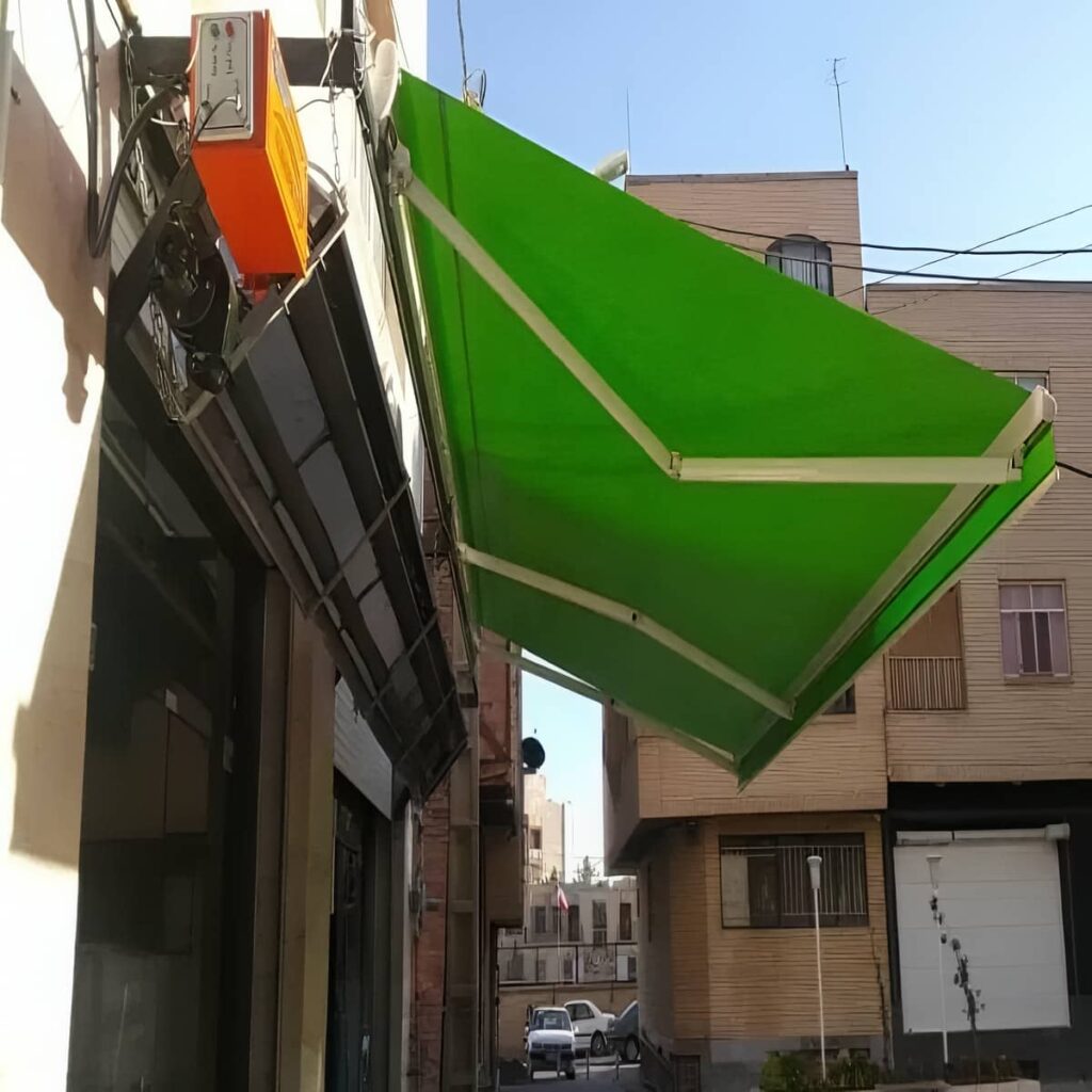 سایبان تراس با موتور کنترل دار