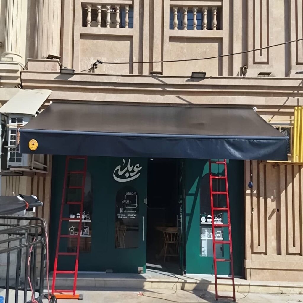 سایبان بالکن سفارشی هنگام کنترل زیرسازی دیوار سایبان بالکن سفارشی هنگام کنترل زیرسازی دیوار