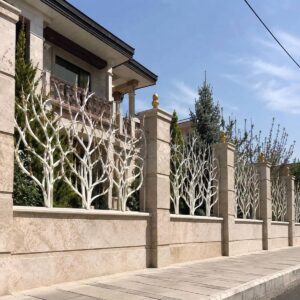 گارد محافظتی شاخ گوزنی روی دیوار