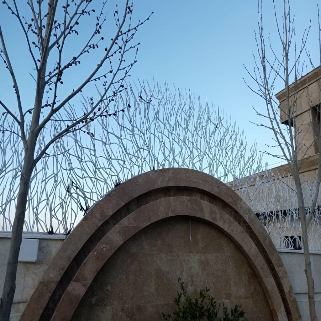 حفاظ شاخ گوزنی طرح اف با نقاط جوش منظم