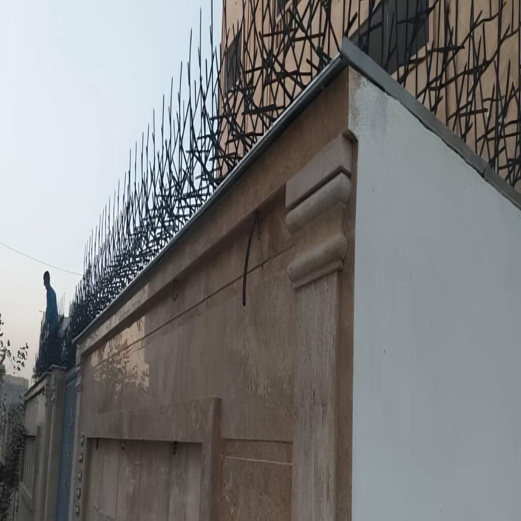 نصب حفاظ فولادی شاخ گوزنی در منطقه دماوند