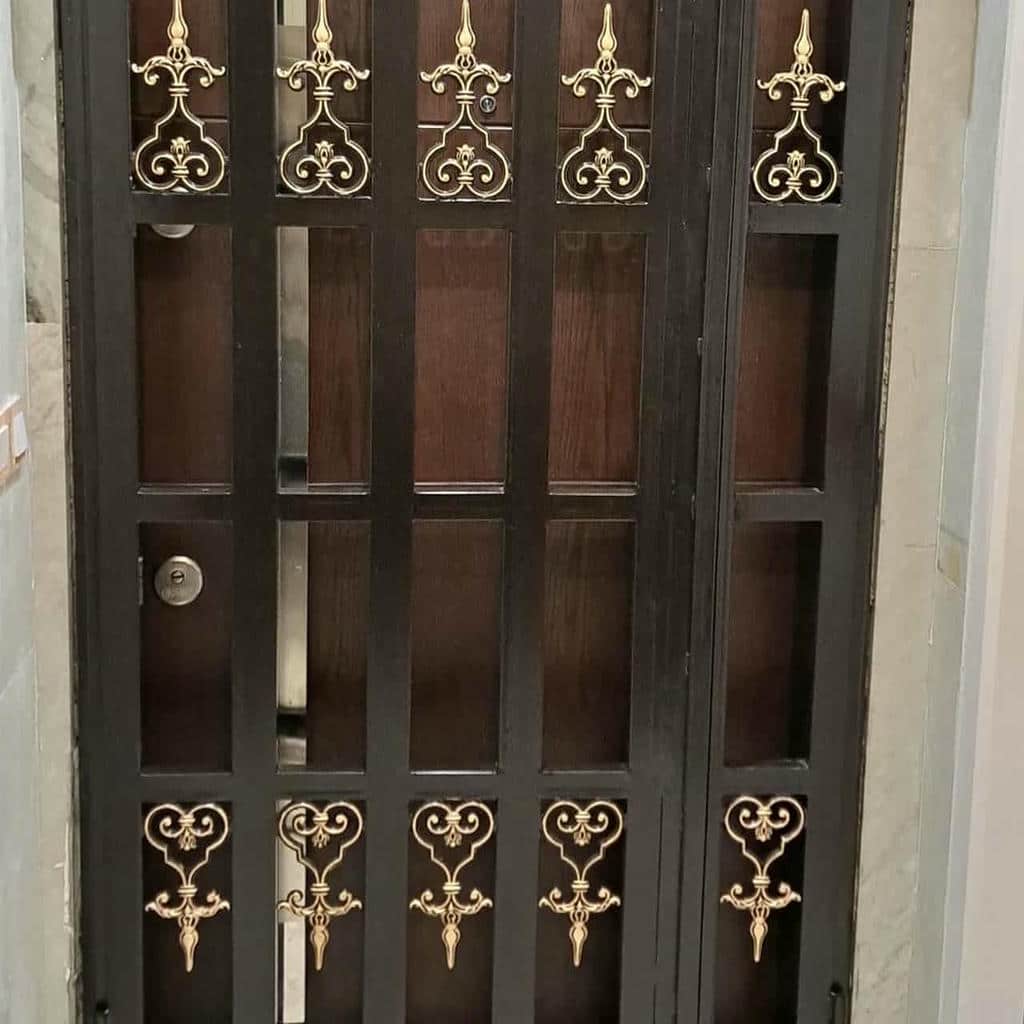 خرید درب آکاردئونی ورودی منزل