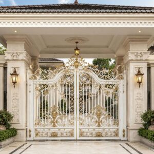 درب فرفورژه هنگام بررسی کیفیت ساخت